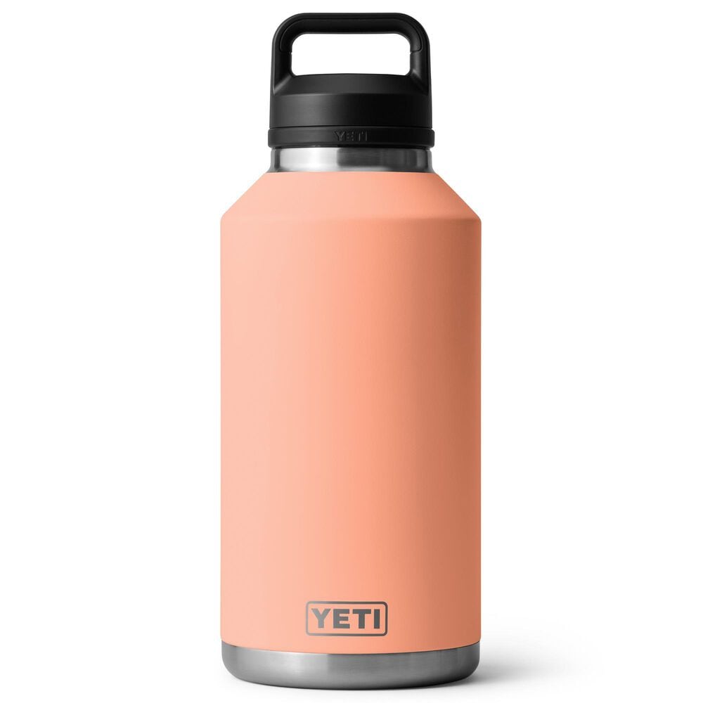 YETI Rambler 64 Oz Water Bottle with Chug Cap in Lowcountry Peach, , large