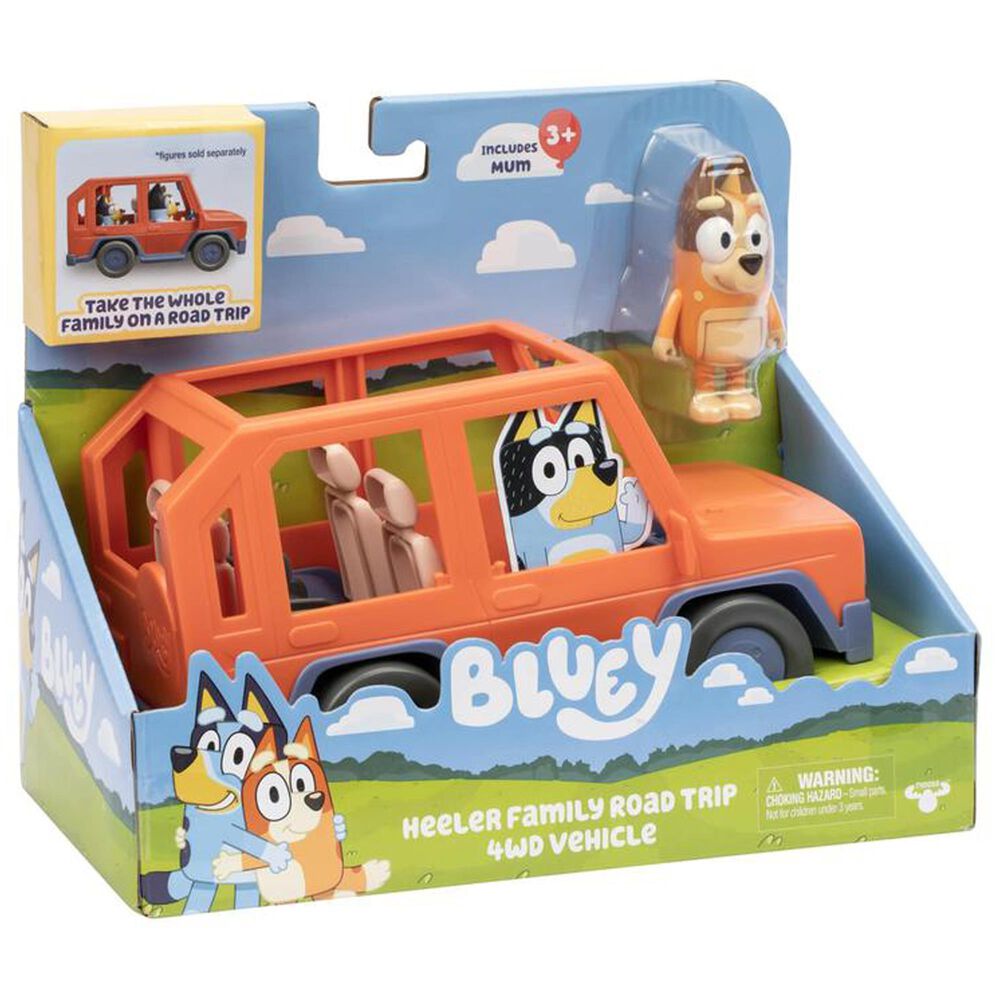Bluey Heeler Family Road Trip 4WD Vehicle in Multicolor, , large