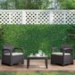 CorLiving Lake Front 3-Piece Patio Chat Set in Black/Gray, , large