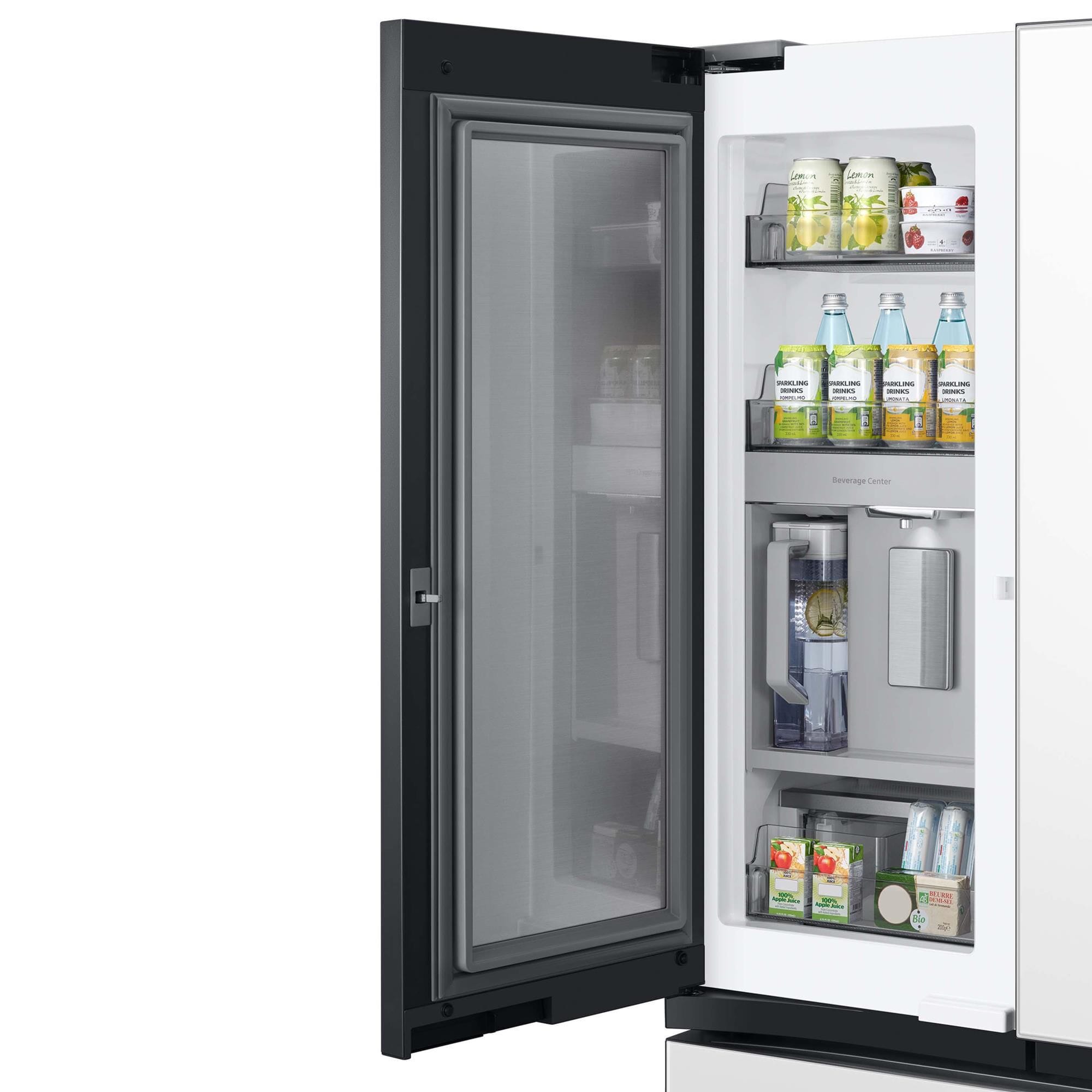 Samsung glass top door refrigerator
