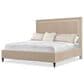 Hooker Furniture Archives King Upholstered Panel Bed in Liber Oat, , large