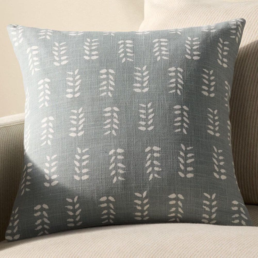 Loloi Tully 18&quot; Square Throw Pillow in Light Blue, , large