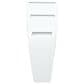 Maple and Jade Light Weight Planter with Tapered Base and Fluted Design in Satin White (Set of 3), , large