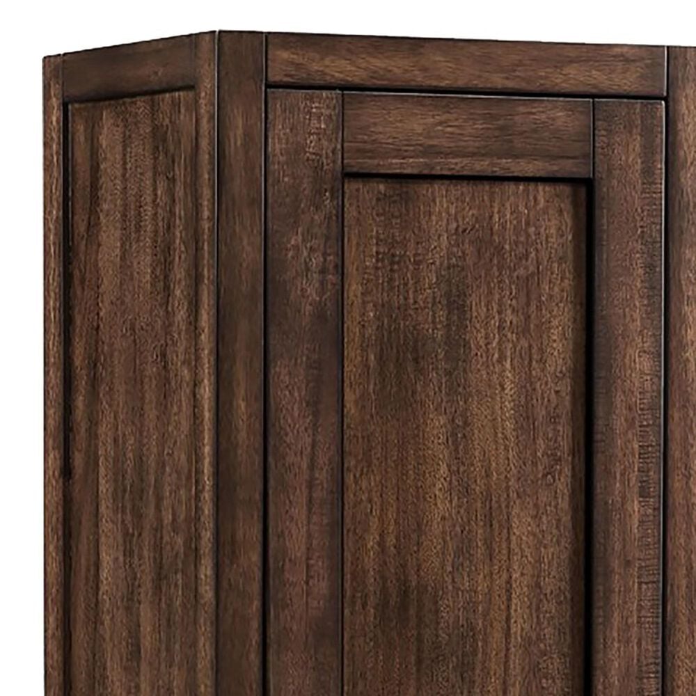 James Martin Vanities Addison 12" Petite Right Tower Hutch in Mid Century Acacia, , large