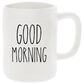 18 Oz Good Morning Ceramic Mug in White, , large
