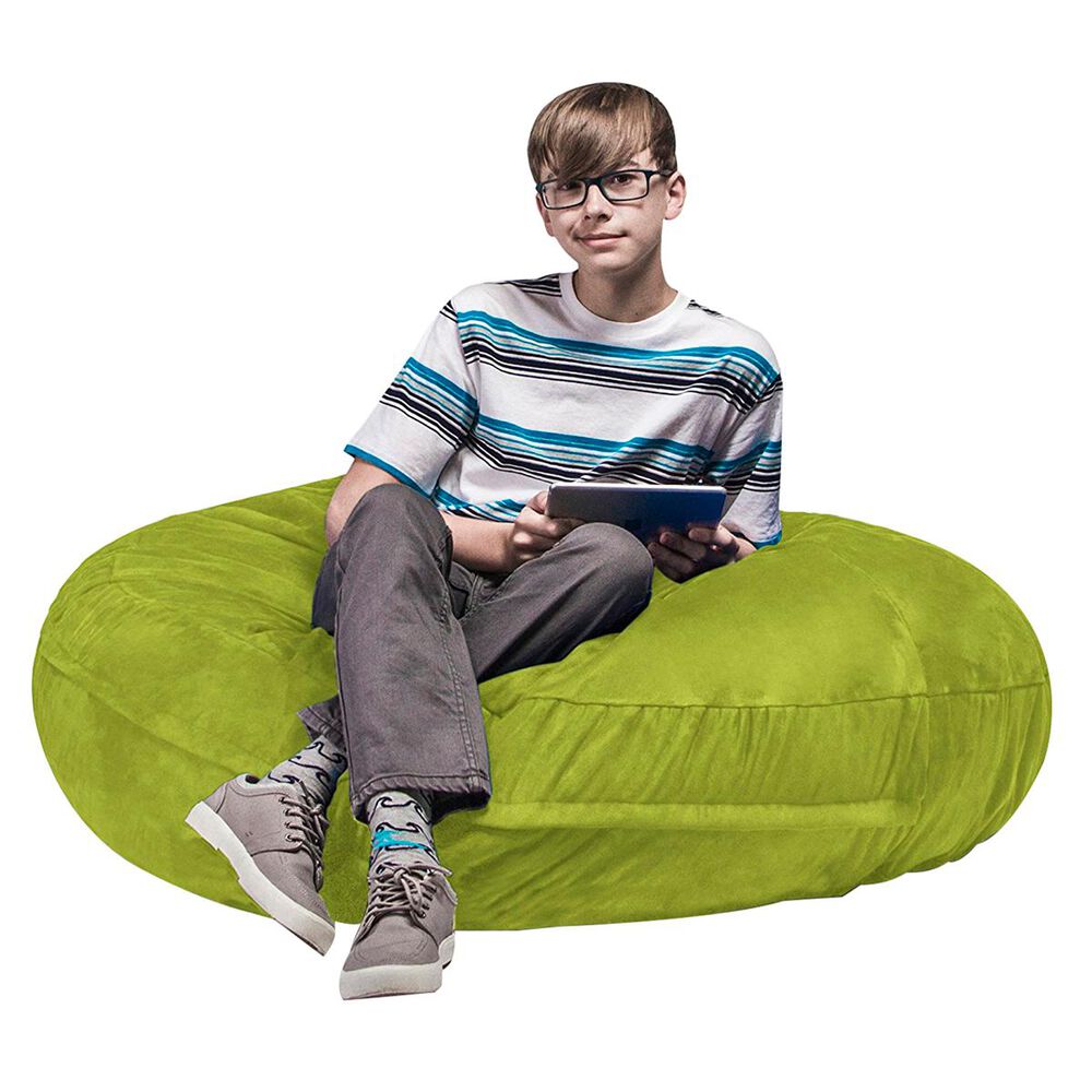 Jaxx 4&#39; Cocoon Kids Bean Bag in Lime, , large