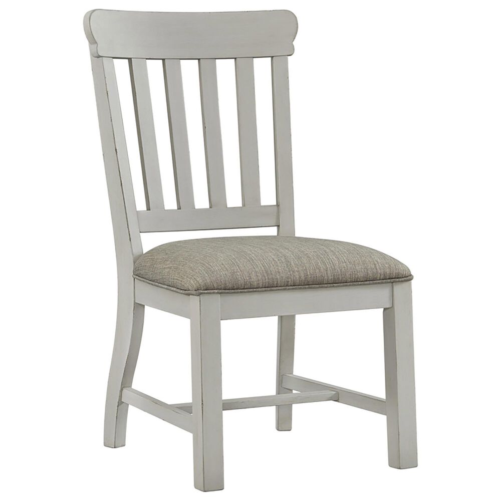 Hawthorne Furniture Drake 7-Piece Rectangular Dining Set in Rustic White and French Oak, , large