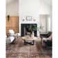 Chris Loves Julia x Loloi Jules 8"6" x 11"6" Merlot and Multicolor Area Rug, , large