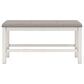 Ashley Robbinsdale 49" Counter Height Bench in Antique White, , large