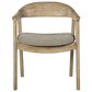 Nest Home Collections Vanessa Arm Chair in Aged White, , large