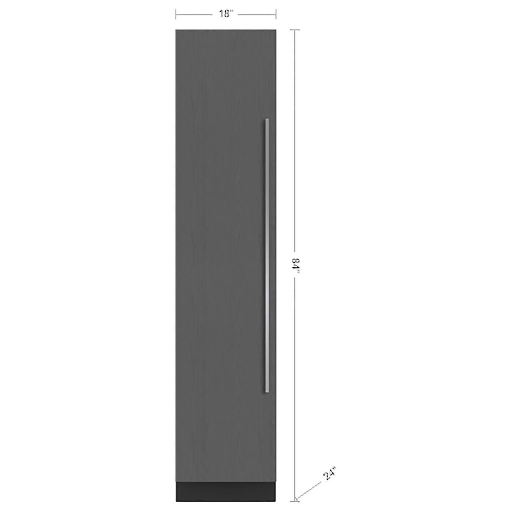 Sub Zero 8.8 Cu. Ft. Designer Left Hinge Column Freezer with Ice Maker in Panel Ready, , large