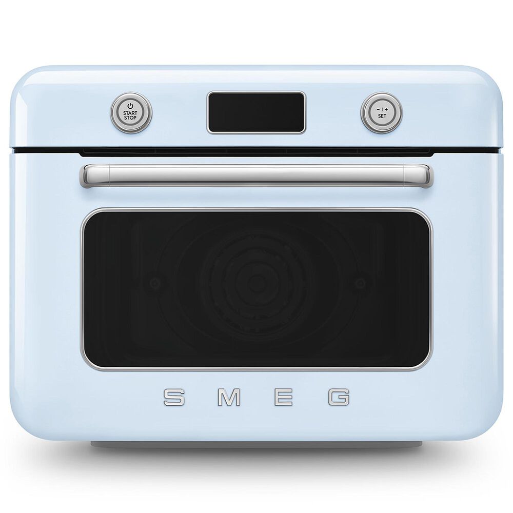 SMEG 1.06 Cu. Ft. Countertop Combi Steam Oven in Pastel Blue, , large
