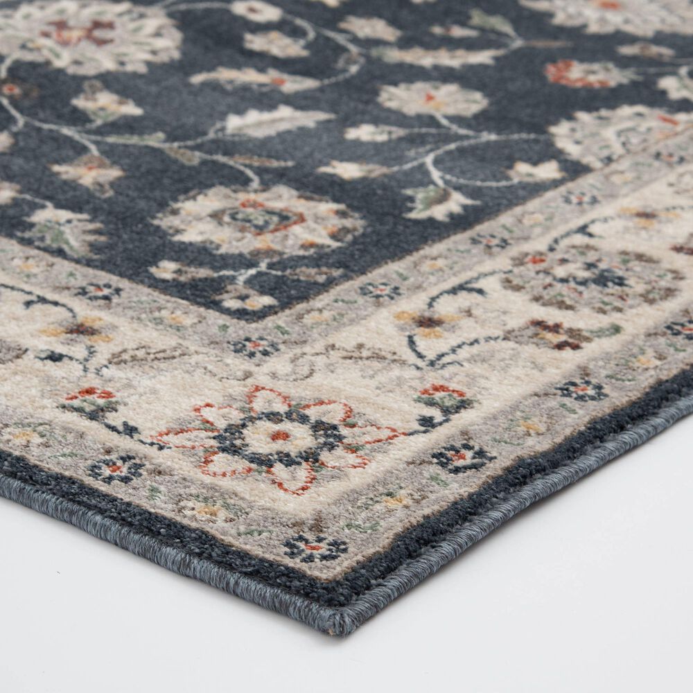 Central Oriental Minerva Maneli 5&#39; x 7&#39;3&quot; Vintage Blue and Alabaster Area Rug, , large