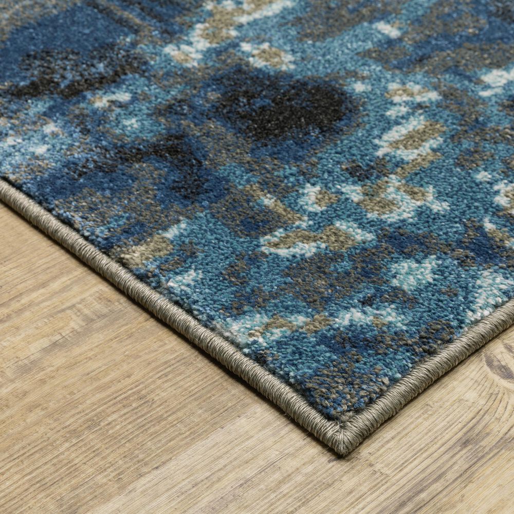 Oriental Weavers Venice Modena 2&#39;3&quot; x 7&#39;6&quot; Blue and Beige Runner, , large