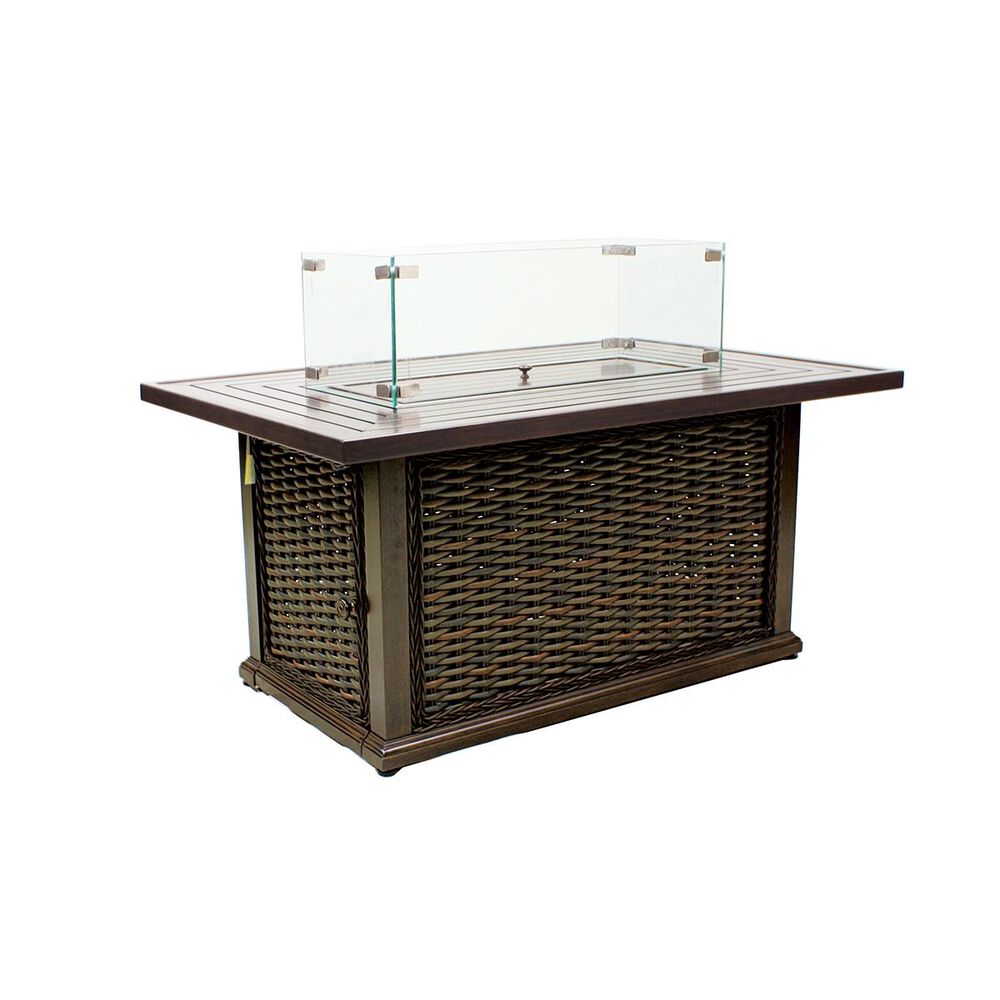Venture South Hampton 50" X 32" Rectangular Fire Pit, , large