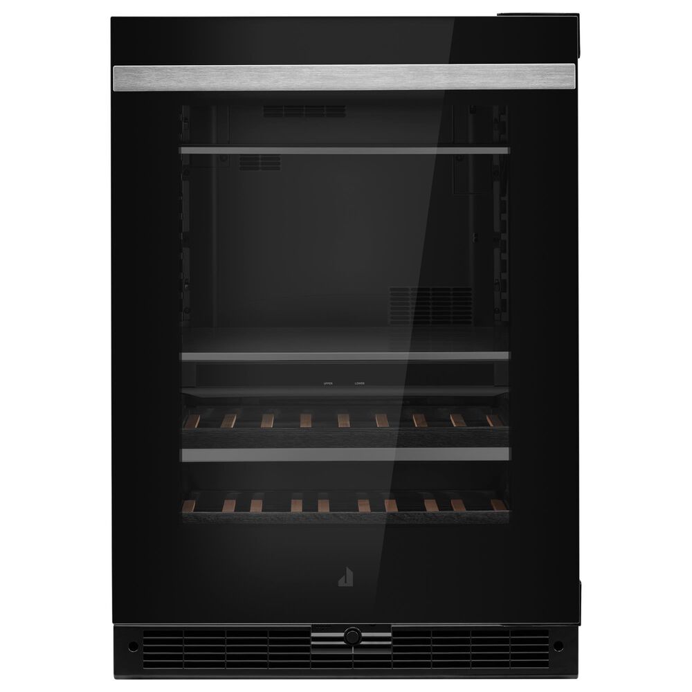 JennAir NOIR 24" Built-In Undercounter Beverage Center Left Swing in Black Stainless Steel, , large