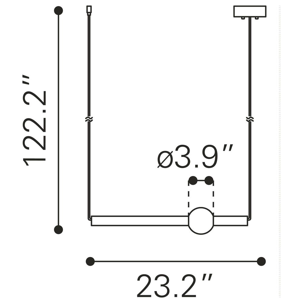 Zuo Modern Adeo Ceiling Lamp in Brass, , large