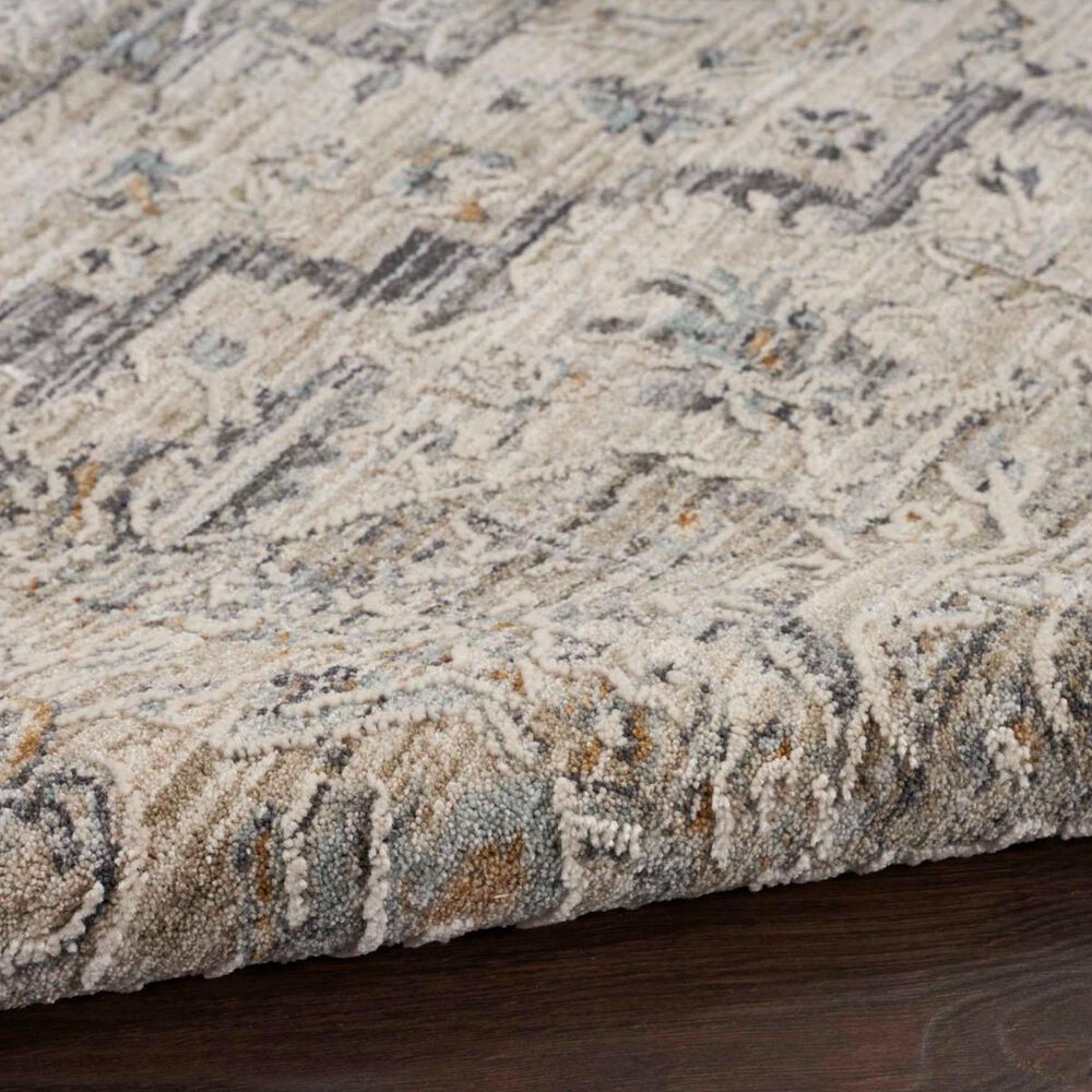 Nourison Lynx LNX04 12&#39; x 15&#39;9&quot; Ivory and Taupe Area Rug, , large