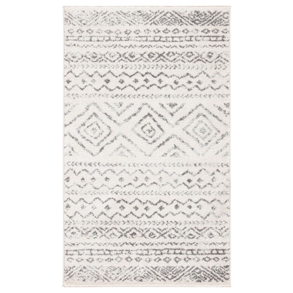 Safavieh Tulum Transitional 4" x 6" Ivory and Grey Area Rug, , large