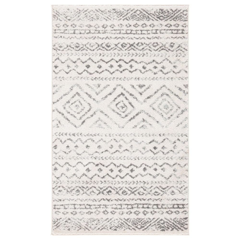 Safavieh Tulum Transitional 4" x 6" Ivory and Grey Area Rug, , large