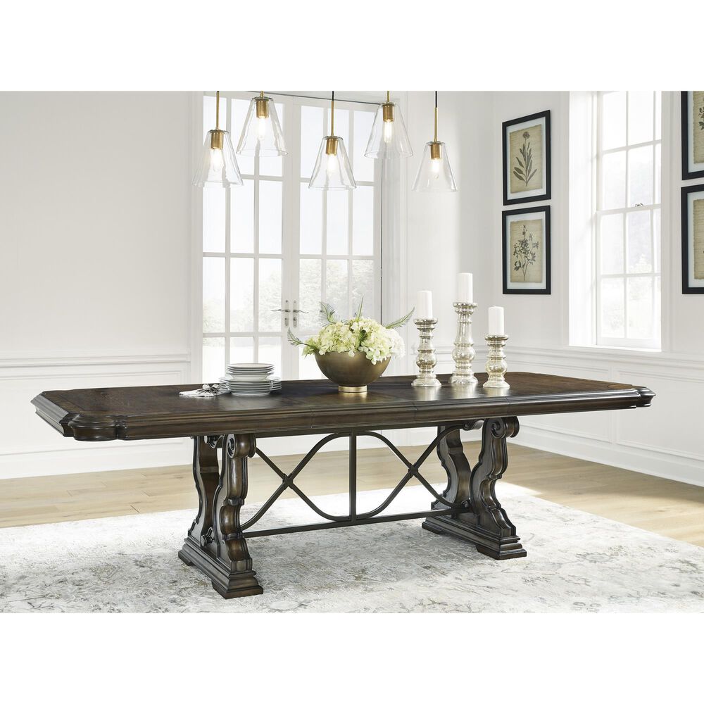 Millenium Maylee 7-Piece Dining Table in Dark Brown - Table Only, , large