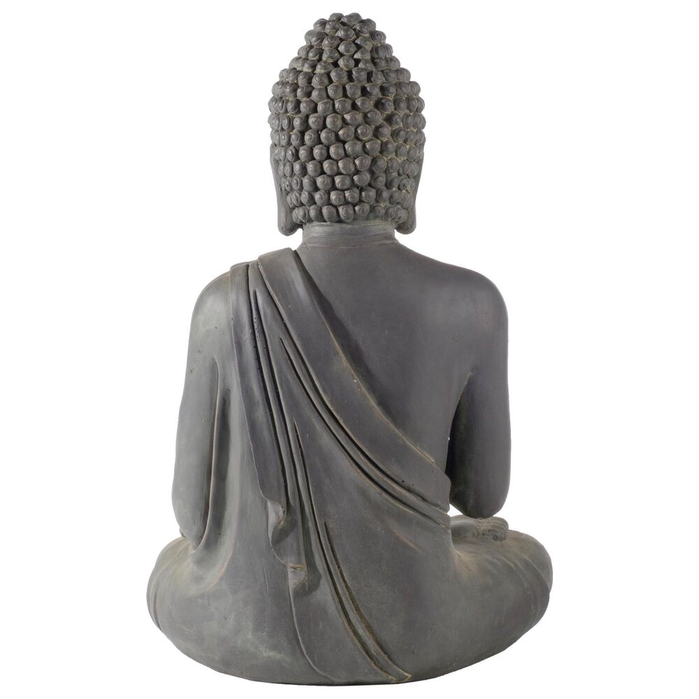 Alfresco Home Thai Buddha Patio Statue in Copper Bronze, , large