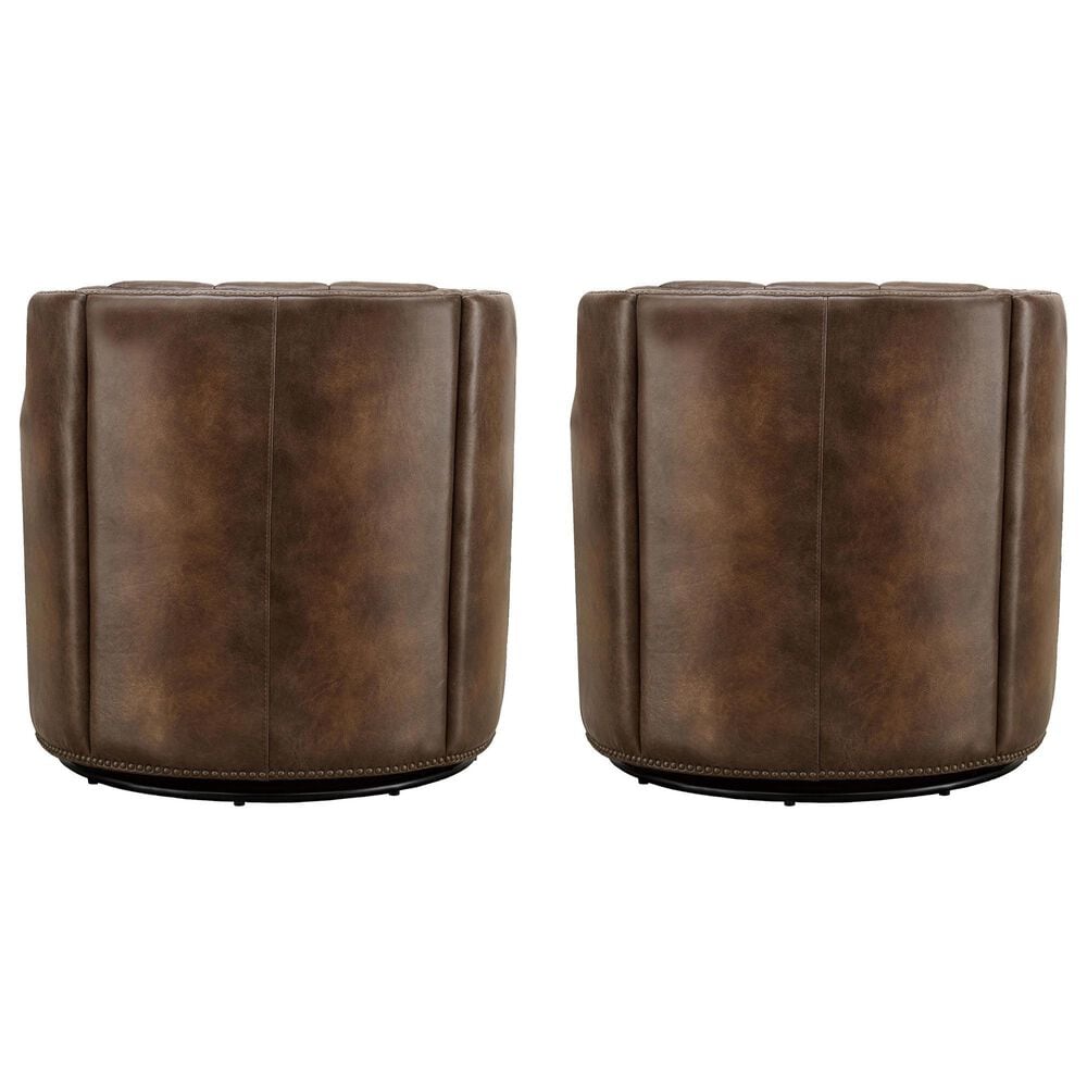 Hydeline Laredo Swivel Chair in Aged Maple (Set of 2), , large
