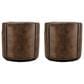 Hydeline Laredo Swivel Chair in Aged Maple (Set of 2), , large