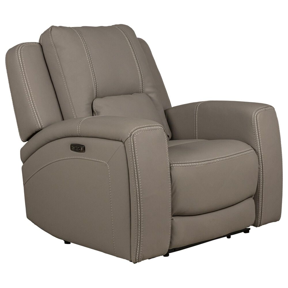 Interlochen Leather Power Recliner in Mink, , large