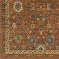 Surya Reign 9" x 12" Dark Brown, Black, Beige, Dusty Pink, Blue and Medium Green Area Rug, , large
