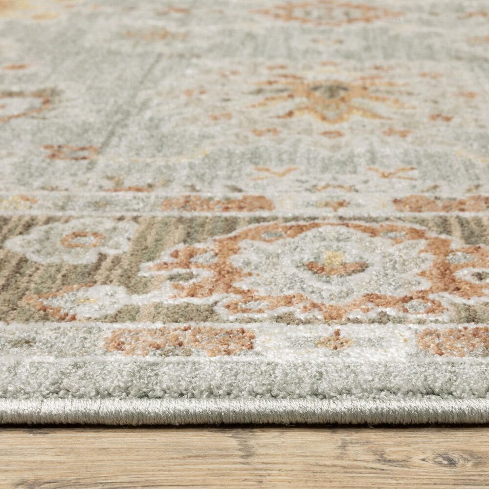 Oriental Weavers Keaton Blue and Multicolor 2'3" x 7'6" Runner, , large