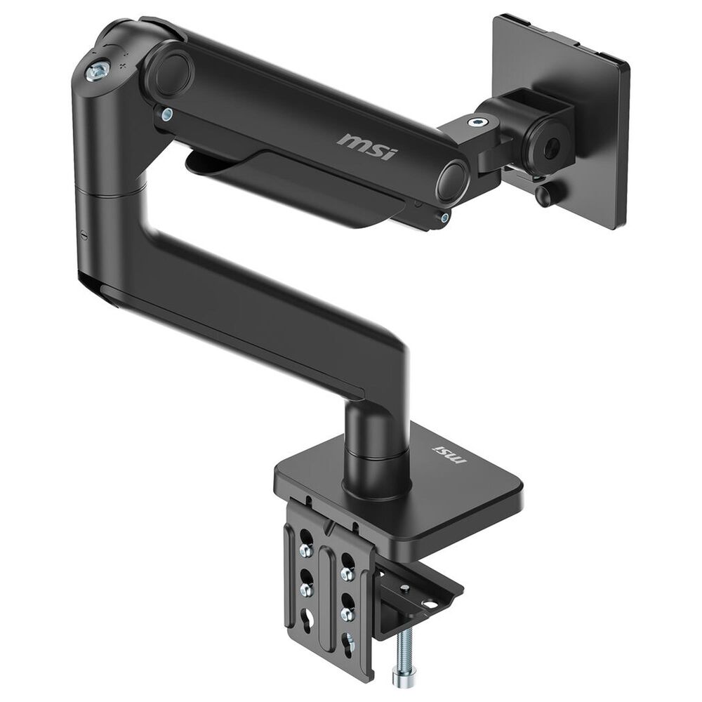 MSI Full-Motion Monitor Desk Mount for 17 to 49" Displays in Matte Black, , large