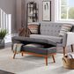 OSP Home Katheryn Storage Bench in Charcoal, , large