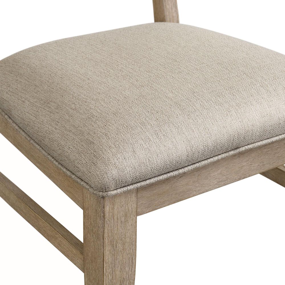 Hawthorne Furniture Nash Upholstered Dining Side Chair in White Sand, , large