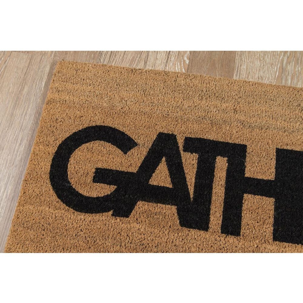 Novogratz Aloha Gather ALO-9 1&#39;6&quot; x 2&#39;6&quot; Natural Door Mat, , large