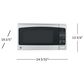 GE Appliances 2.0 Cu. Ft. Countertop Microwave Oven in Black and Stainless Steel, , large