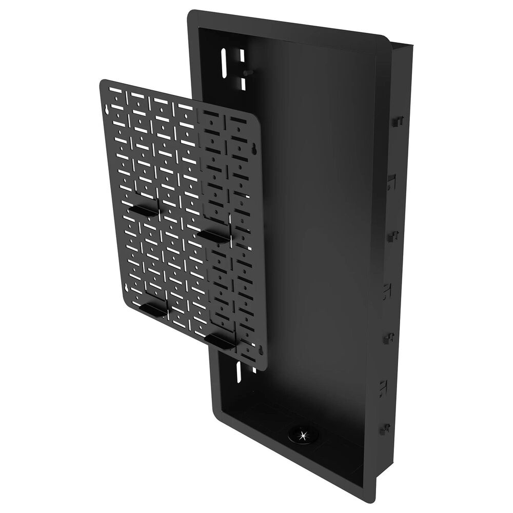 Kanto Pro Series Recessed TV In-Wall Mount for 65" - 90" TVs in Black, , large