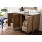 James Martin Vanities Portland 48" Single Bathroom Vanity in Whitewashed Walnut with 3 cm Eternal Jasmine Pearl Quartz Top and Rectangular Sink, , large