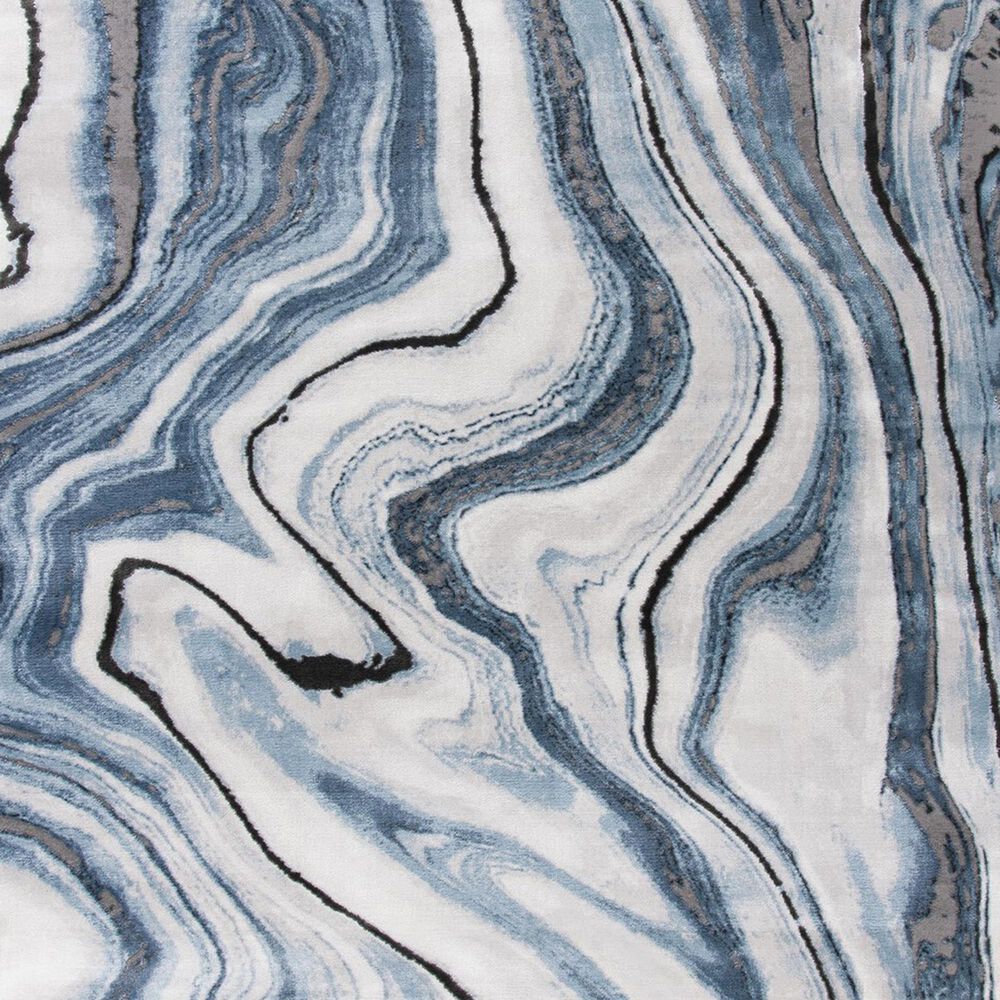 Safavieh Craft 2'3" x 10' Blue and Grey Runner, , large