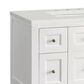 James Martin Vanities Breckenridge 72" Double Bathroom Vanity in Bright White with 3 cm Lime Delight Quartz Top and Rectangular Sinks, , large