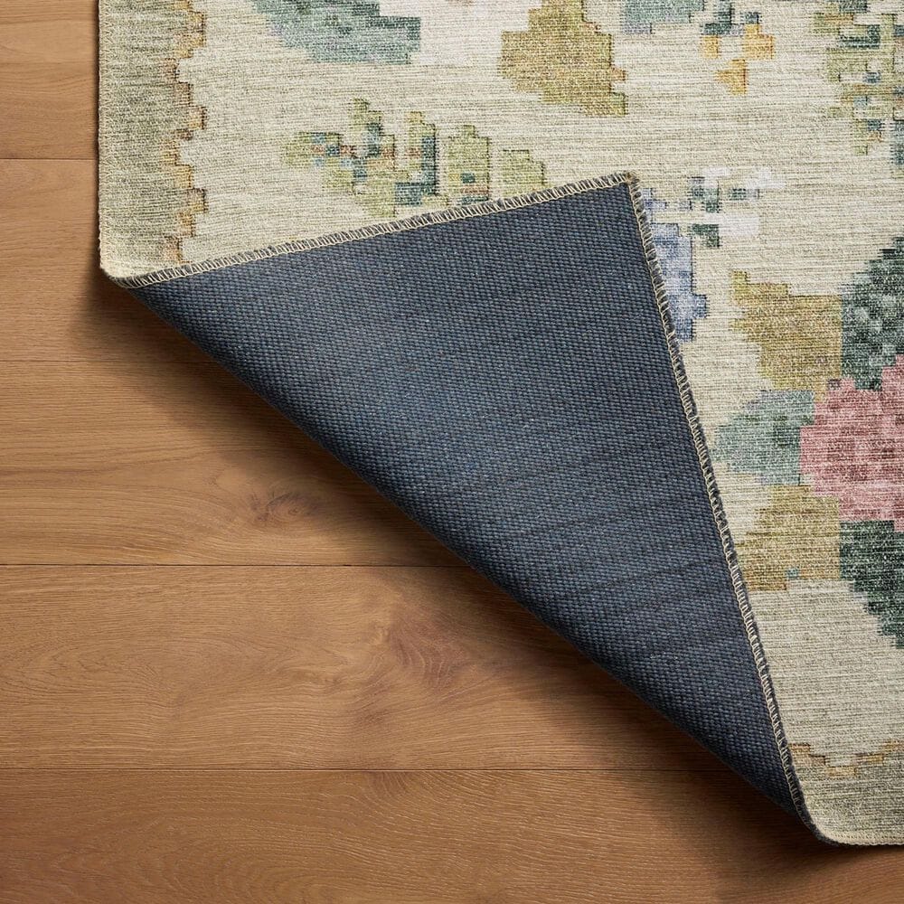 Rifle Paper Co. x Loloi Rosa Antique Rose 5&#39; x 7&#39;6&quot; Cream Area Rug, , large