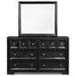 Furniture of America Hatton Cross 6-Drawer Dresser in Weathered Black, , large