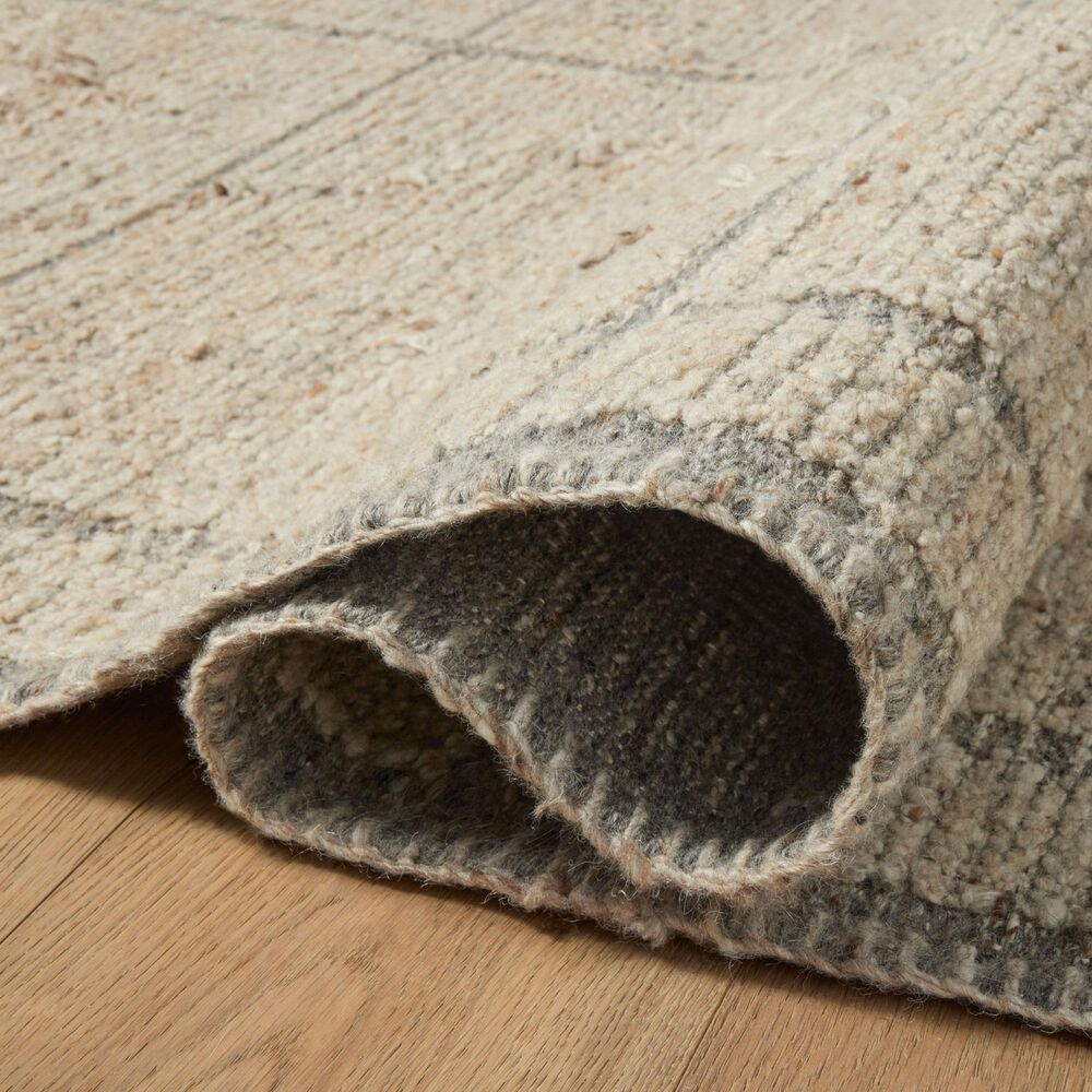 Amber Lewis x Loloi Bowie Fog and Gray 4' x 6' Area Rug, , large