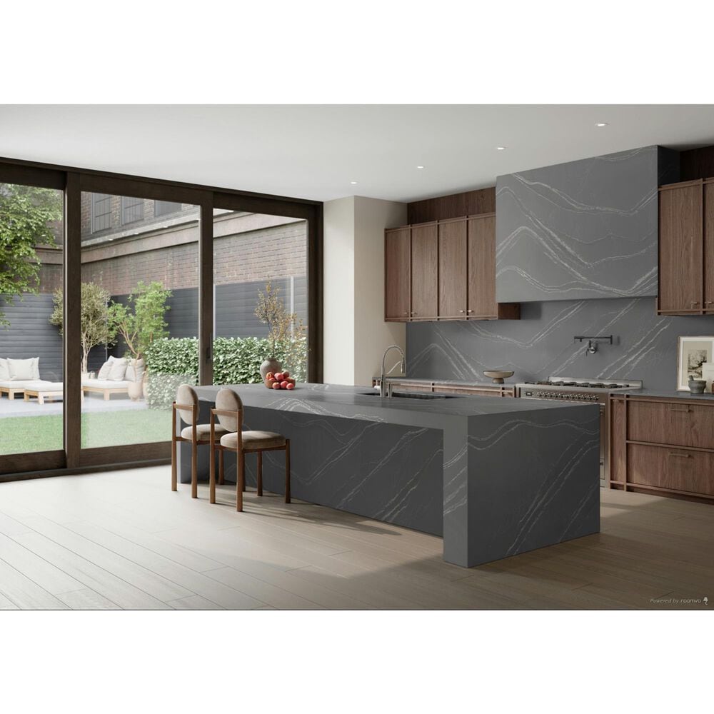 Cambria Luxury Queen Anne 3cm Quartz Countertop in Gray, , large