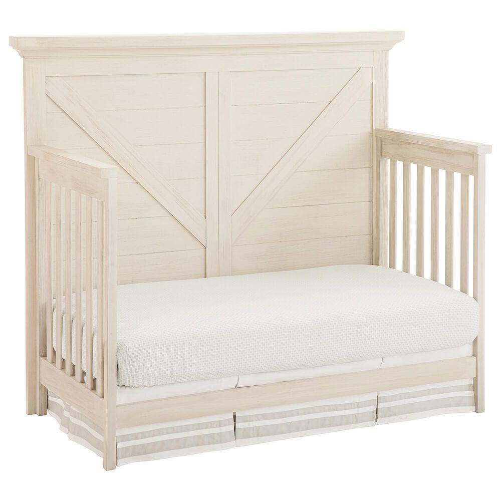 Eastern Shore Westfield 4-In-1 Convertible Crib in Brushed White, , large