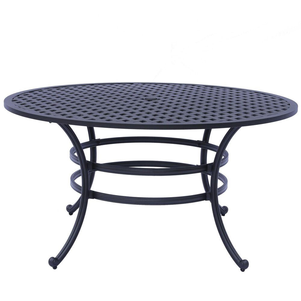 World Source Castle Rock 7-Piece Dining Set in Black, , large