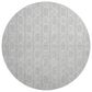 Dalyn Rug Company The Reserve TR6 Silver 8" Round Indoor/Outdoor Area Rug, , large