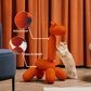 HOMLUX Giraffe Cat Tower Climb Toy Play Center in Orange, , large