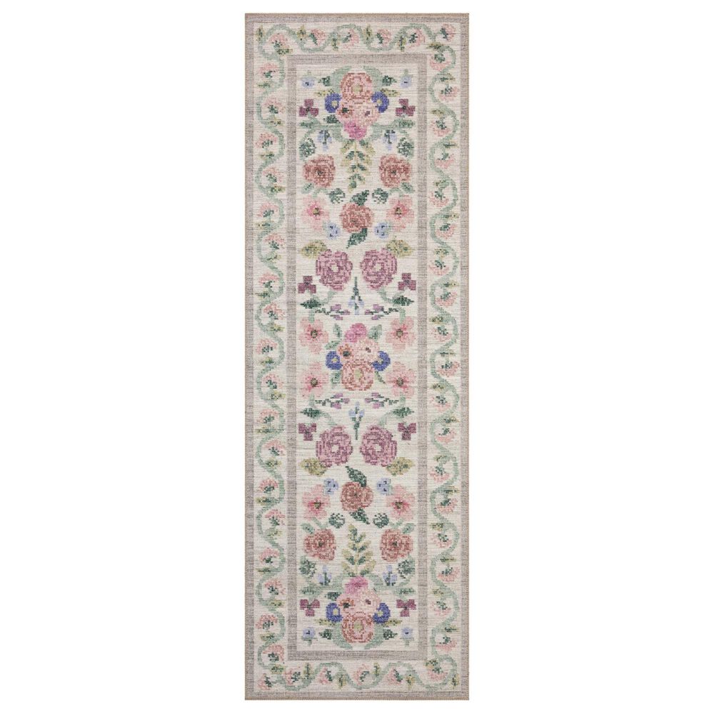 Rifle Paper Co Rosa 2"6" x 12" Ivory Runner, , large