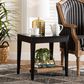 Baxton Studio Freya End Table in Black and Natural Brown, , large
